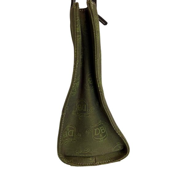 Dooney & Bourke - East/West Donegal Crest Tote Handbag  - Green/Brown - Picture 5 of 9